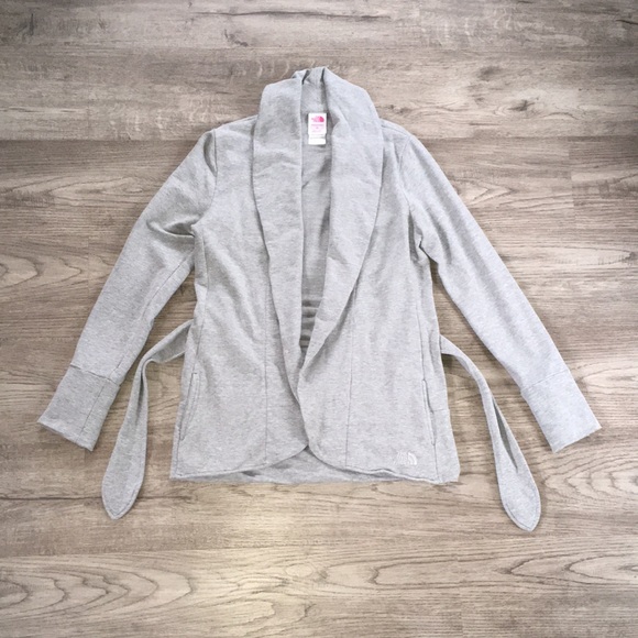North Face - Wrap Cardigan - Light Grey - Picture 2 of 8